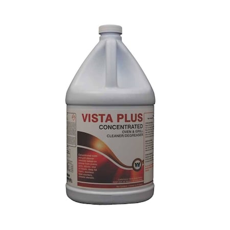 Warsaw Chemical Vista-Plus, Concentrated Oven & Grill Cleaner, Clean, 1-Gallon, 4PK 21445-0000004